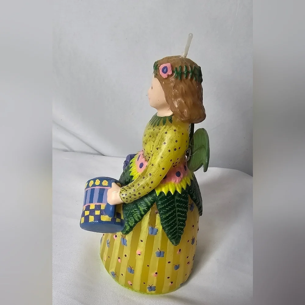 ​Debbie Mumm Botanical Garden Fairy Candle 2002 Boston Warehouse Figural New Tag